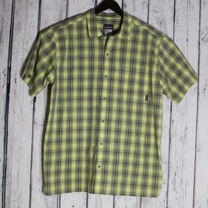 PATAGONIA MENS SEERSUCKER PLAID SS SHIRT XL